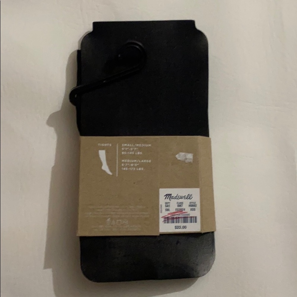 Madewell Sheer Black Tights - Picture 6 of 8